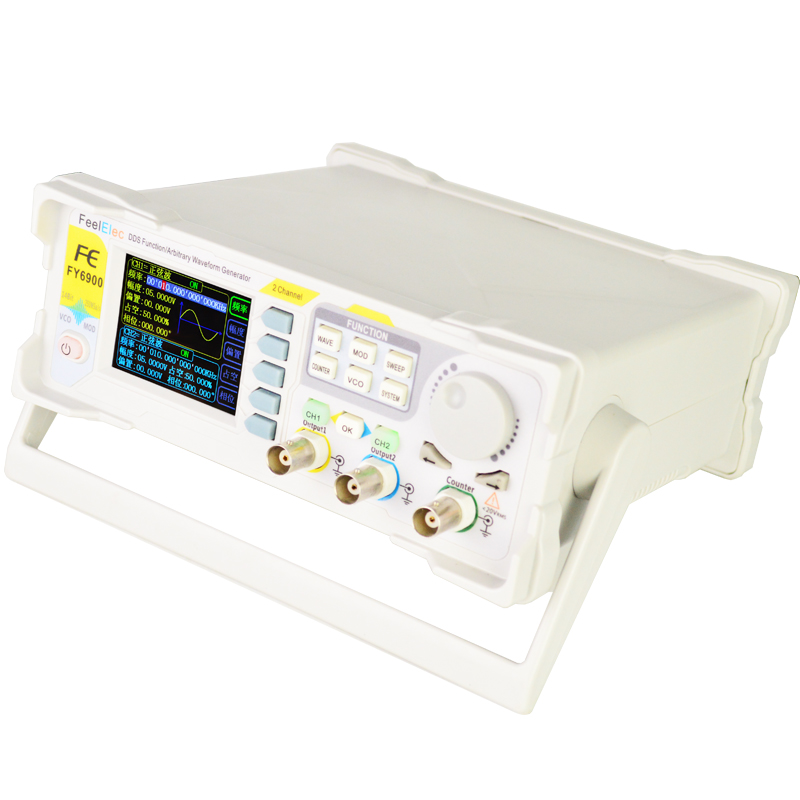 FY6900 Dual Channel DDS Functi - đánh giá và giá Dual Channel Arbitrary Waveform Function Generator 60Mhz